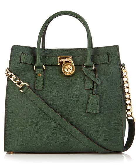 michael kors bright green purse